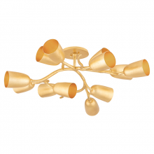 Hudson Valley 5045-GL - 12 LIGHT SEMI FLUSH