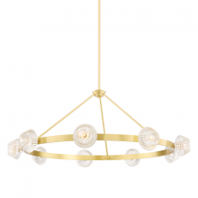  6150-AGB - 9 LIGHT CHANDELIER