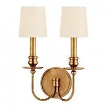  8212-AGB - 2 LIGHT WALL SCONCE