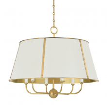  MDS121-AGB/OW - 6 LIGHT CHANDELIER
