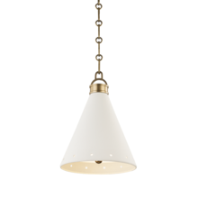 Hudson Valley MDS400-AGB/WP - 1 LIGHT SMALL PENDANT