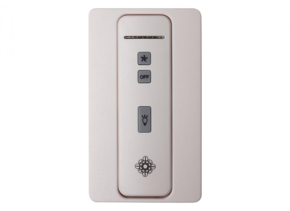 Hand-held 4-speed remote control,TRANSMITTER ONLY. Fan speed and downlight control. (non-reversing)
