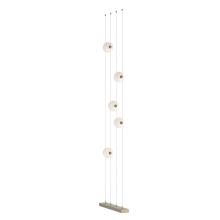 Hubbardton Forge 289520-LED-STND-84-GG0668 - Abacus 5-Light Floor to Ceiling Plug-In LED Lamp