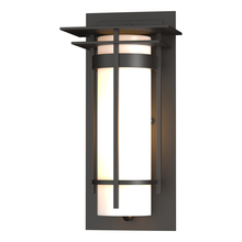  305992-SKT-14-GG0066 - Banded with Top Plate Small Outdoor Sconce