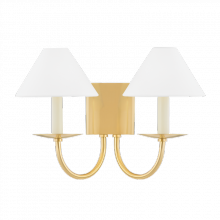 Mitzi by Hudson Valley Lighting H464102-AGB - Lenore Wall Sconce
