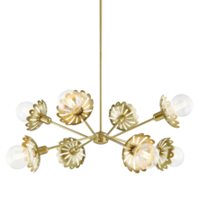 Mitzi by Hudson Valley Lighting H353808-AGB - Alyssa Chandelier