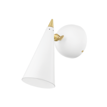  H441101-AGB/WH - Moxie Wall Sconce