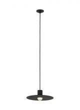  700TRSPAEVS1PB-LED930 - Modern Eaves dimmable LED Port Alone Ceiling Pendant Light in a Nightshade Black finish