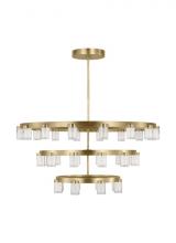  KWCH19627NB - The Esfera Three Tier X-Large 36-Light Damp Rated Integrated Dimmable LED Ceiling Chandelier