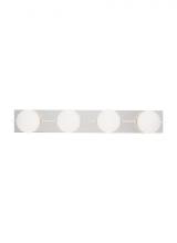  SLBA123N-L - The Orbel 32.5-inch Damp Rated 4-Light Dimmable Bath Vanity in Polished Nickel