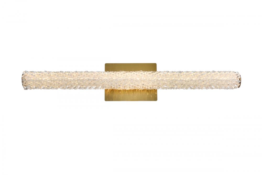 Bowen 30 Inch Adjustable LED Wall Sconce in Satin Gold