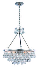  1509D22PN - Bettina 6 light Polished Nickel Pendant Clear Royal Cut Crystal