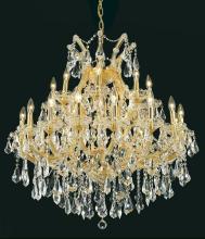  2801D36G/RC - Maria Theresa 24 Light Gold Chandelier Clear Royal Cut Crystal