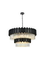 Elegant 3400G40BK - Pendant D40"H19"L16 Black