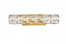  3501W18G - Valetta 18 Inch LED Linear Wall Sconce in Gold