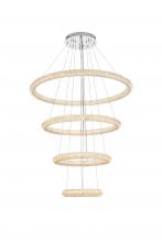 Elegant 3800G41C - Bowen Hang D41.7"H24.5"LED 160W L4 Chrome