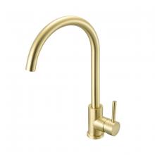  FAK-307BGD - Finn Single Handle Kitchen Faucet in Brushed Gold