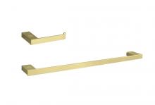  HWB-13S2BGD - Sofia 2-piece Bathroom Hardware Set in Brushed Gold