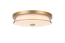 Elegant LD304F16SG - Flush Mount D16" H4" LED 24W 3CCT Satin Gold