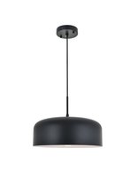  LD4072D14BK - Etude 1 light Black Pendant