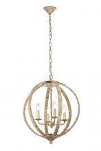  LD6011D18WD - Marlow Collection Pendant D18 H22.5 Lt:4 Weathered Dove Finish