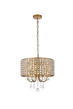  LD713D17BR - Elise 17 Inch Pendant in Brass