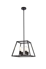  LD720D16BK - Declan 16 Inch Pendant in Black