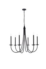 Elegant LD810D36BK - Cohen 36 inch pendant in black