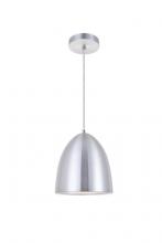  LDPD2036BN - Circa 1 Light Burnished Nickel Pendant