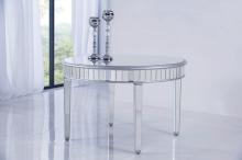 MF6-1008S - Round Dining Table 48 In.x30 In. in Silver Paint