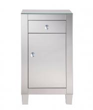  MF6-1035 - 1 Drawer 1 Door Cabinet 18 In.x12 In.x32 In. in Clear Mirror