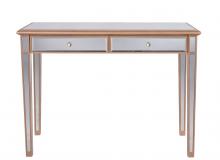  MF6-1106G - 2 Drawers Dressing Table 42 In.x18 In.x31 In. in Gold Paint