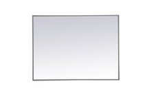  MR42736GR - Metal frame rectangle mirror 27 inch x 36 inch in Grey