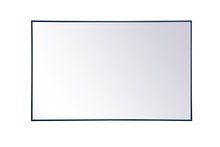  MR43048BL - Metal frame rectangle mirror 30 inch x 48 inch in Blue