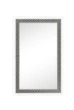  MR53660 - Rectangular Mirror 60x36 Inch in Chevron