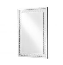  MR9159 - Sparkle 31 In. Contemporary Rectangle Mirror in Clear