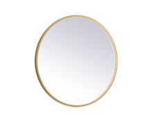  MRE6036BR - Pier 36 Inch LED Mirror with Adjustable Color Temperature 3000k/4200k/6400k in Brass