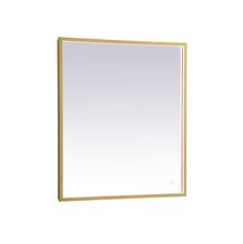  MRE62436BR - Pier 24x36 Inch LED Mirror with Adjustable Color Temperature 3000k/4200k/6400k in Brass