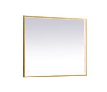  MRE62740BR - Pier 27x40 Inch LED Mirror with Adjustable Color Temperature 3000k/4200k/6400k in Brass