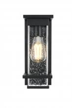  OD367W12BK - Harper 7 inch Outdoor Pendant in Black