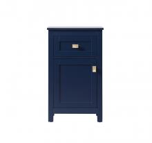  SC011830BL - 18 Inch Wide Bathroom Storage Freedstanding Cabinet in Blue