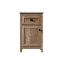  SC011830NT - 18 Inch Wide Bathroom Storage Freedstanding Cabinet in Natural Oak