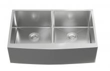  SK30233 - Stainless Steel farmhouse kitchen double sink L33'' x W21'' x H10"