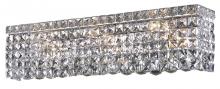  V2033W26C/RC - MaxIme 6 Light Chrome Wall Sconce Clear Royal Cut Crystal