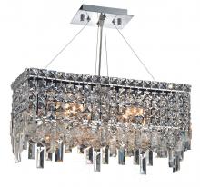  V2035D20C/RC - MaxIme 4 Light Chrome Chandelier Clear Royal Cut Crystal