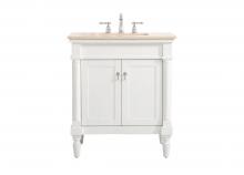  VF-1030AW - 30 Inch Single Bathroom Vanity in Antique White