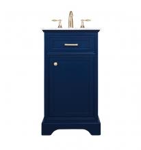  VF15019BL - 19 Inch Single Bathroom Vanity in Blue