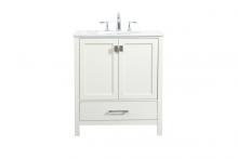  VF18830WH - 30 Inch Single Bathroom Vanity in White