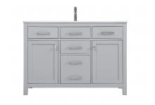 Elegant VF23348GR - 48 Inch Single Bathroom Vanity In Grey