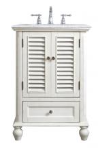  VF30524AW - 24 Inch Single Bathroom Vanity in Antique White